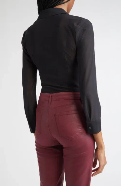 L'agence Indiana Fitted Shirt In Black