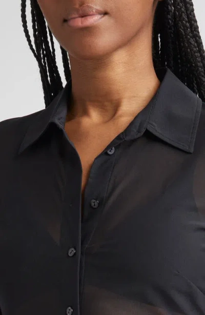 L'agence Indiana Fitted Shirt In Black