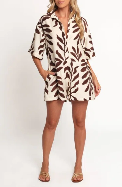 Petal And Pup Petal & Pup Kiya Romper In Neutral