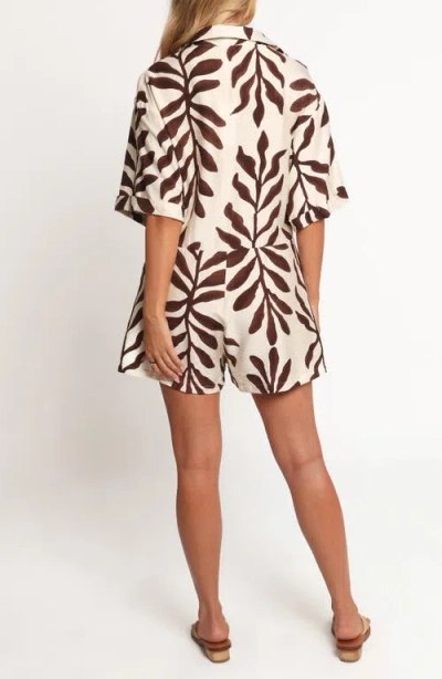 Petal And Pup Petal & Pup Kiya Romper In Neutral