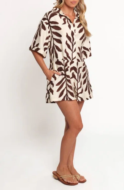 Petal And Pup Petal & Pup Kiya Romper In Neutral