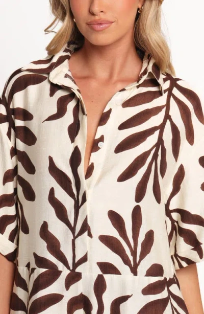 Petal And Pup Petal & Pup Kiya Romper In Neutral