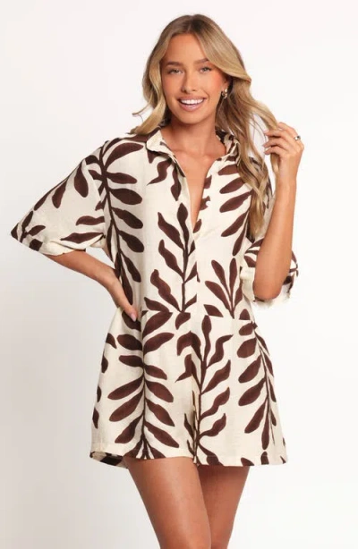 Petal And Pup Petal & Pup Kiya Romper In Neutral