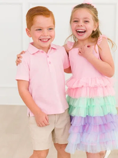 Ruggedbutts Boys Pull-on Shorts In Neutral