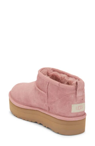 Ugg (r) Kids' Classic Ultra Mini Platform Boot In Pink
