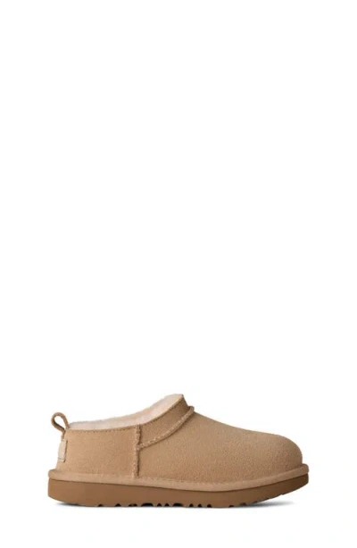 Ugg Kids Classic Micro Slippers In Sand