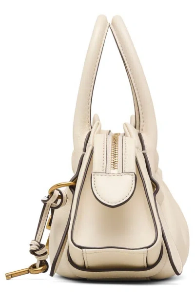 Marc Jacobs Small Satchel Bag Gold-tone Hardware In White