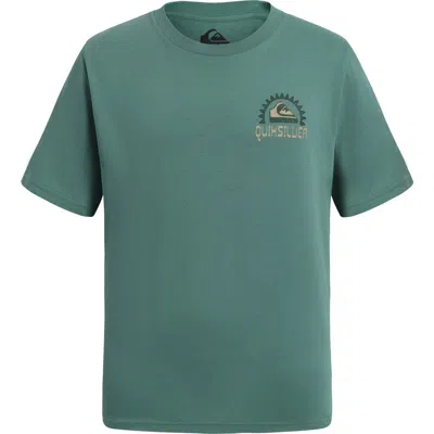 Quiksilver Boys 8-20 Desert Grit Crewneck Short Sleeve T-shirt In Green