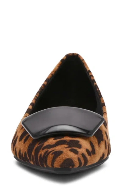 Anne Klein Women's Crawford Pointed Toe Flats In Animal Print