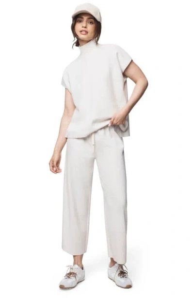 Splendid Winslow Mock Neck Pullover In White