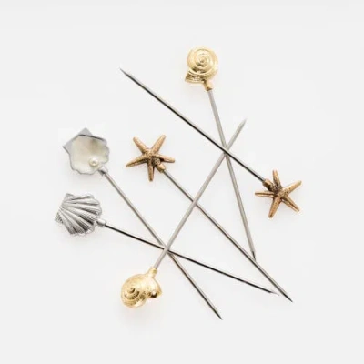 Joanna Buchanan Shell Cocktail Picks In Multi