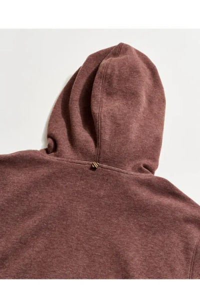 Billy Reid Cotton Blend Hoodie Sweatshirt In Brown