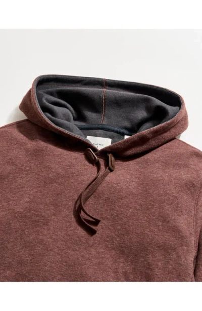 Billy Reid Cotton Blend Hoodie Sweatshirt In Brown