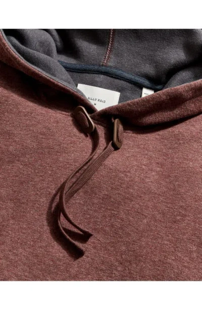 Billy Reid Cotton Blend Hoodie Sweatshirt In Brown