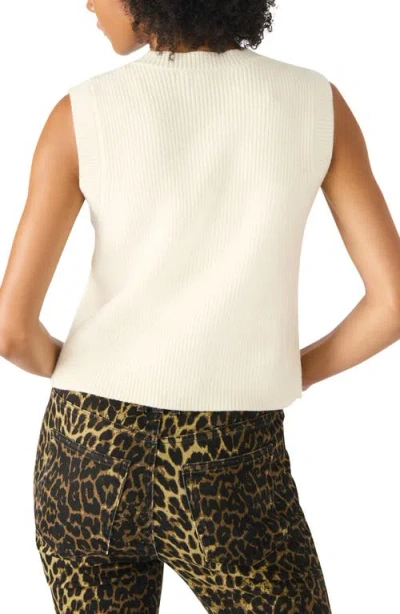 Steve Madden Aliya Sweater Vest In White