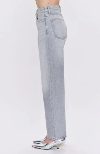 Pistola Cassie Crop Jean In Enigma Grey In Blue