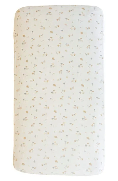 Saranoni Minky Fitted Crib Sheet In Brown