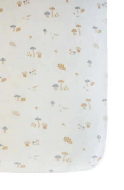 Saranoni Minky Fitted Crib Sheet In Brown