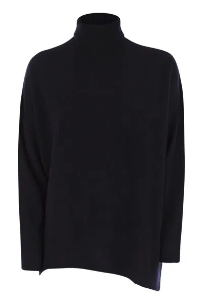 Vanisé Cashmere Turtleneck Sweater In Black