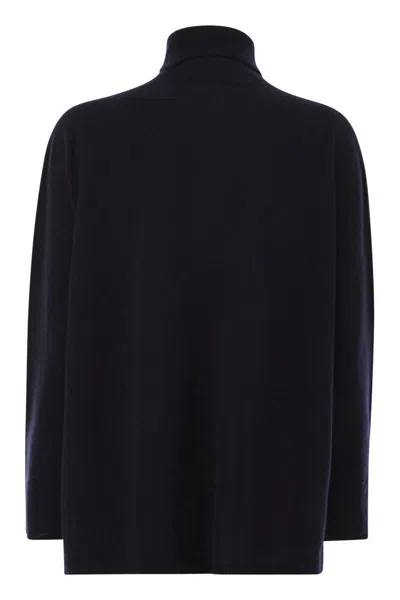 Vanisé Cashmere Turtleneck Sweater In Black