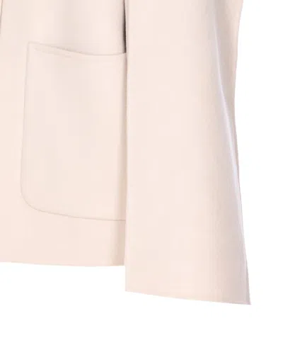 The Dynamis Studio Button-fastening Cape Coat In Pink