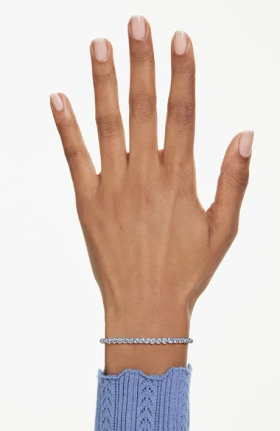 Swarovski Imber Emily Tennis Bracelet In Metallic
