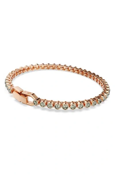 Swarovski Imber Emily Tennis Bracelet In Gold
