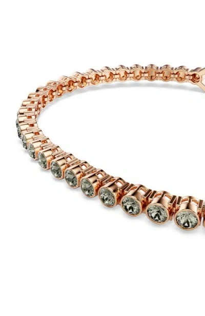 Swarovski Imber Emily Tennis Bracelet In Gold