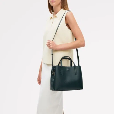 Radley Medium Dukes Place Teal Leather Grab Bag In Blue