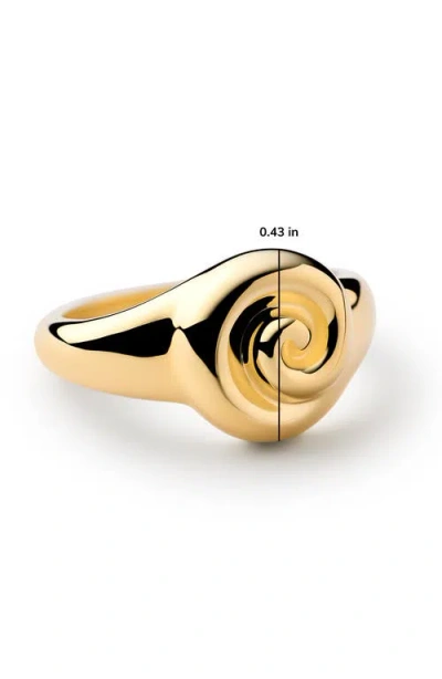 Ana Luisa Ariel Gold Signet Ring In Gold
