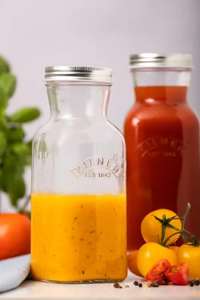 Kilner Juice And Sauce Glass Bottle, 34 Ounce In Transparent