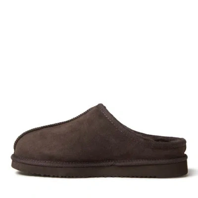 Dearfoams Fireside Grafton Genuine Shearling Clog Slipper In Brown