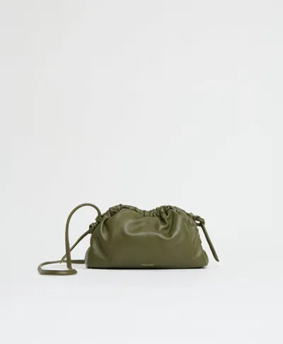 Mansur Gavriel Mini Cloud Clutch Bag In Green