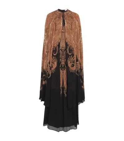 Zimmermann Hypnotic Cape Maxi Dress