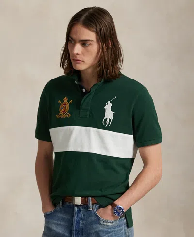 Polo Ralph Lauren Men's Custom Slim Fit 20th Anniversary Polo In Green