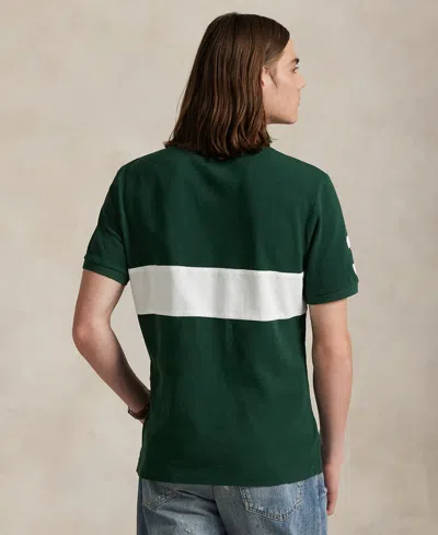 Polo Ralph Lauren Men's Custom Slim Fit 20th Anniversary Polo In Green