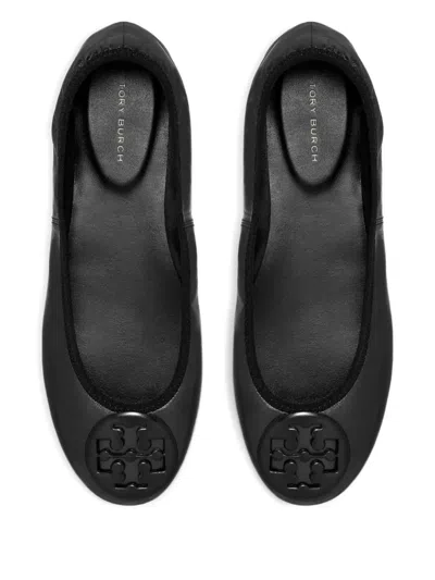 Tory Burch Leather Reva Travel Ballet Flats In Multi