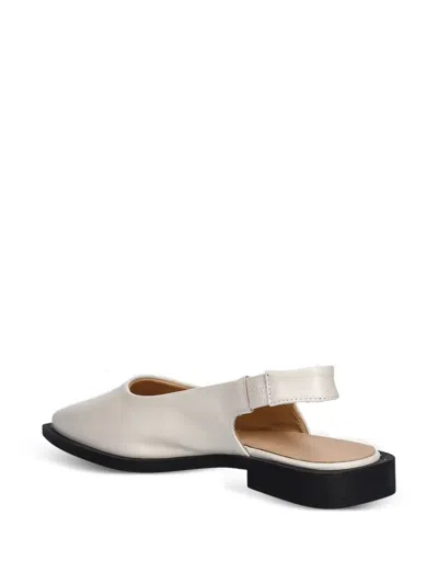 Copenhagen Slingback Pointed-toe Flat Pumps In Neutral