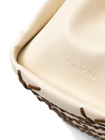 Themoirè Diamond-pattern Tote Bag In Neutral