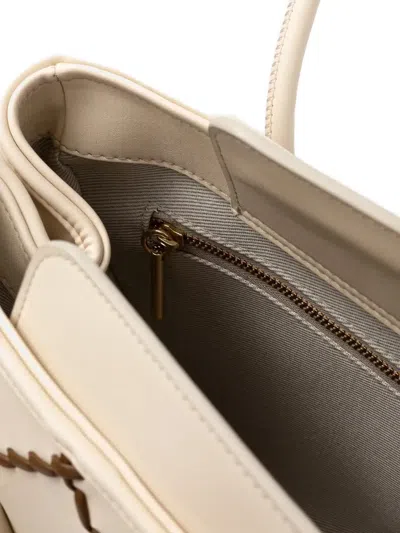 Themoirè Diamond-pattern Tote Bag In Neutral