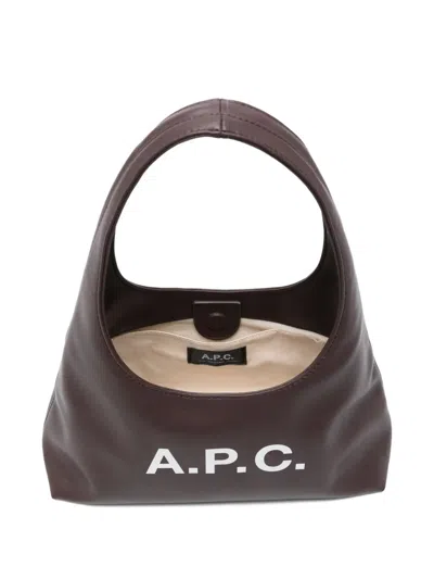 Apc A.p.c. Baby Ninon Shoulder Bag - Synthetic - Brown In Brown