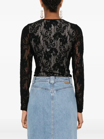 Zimmermann Body Lace Black In Black