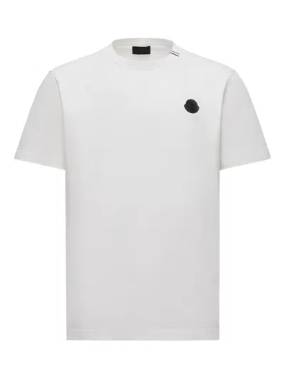 Moncler Logo Motif T-shirt In White