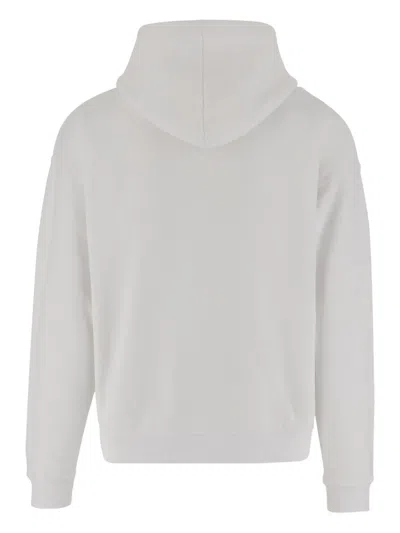 Dsquared2 Dsquared Men Hoodie Hand-drawn In White