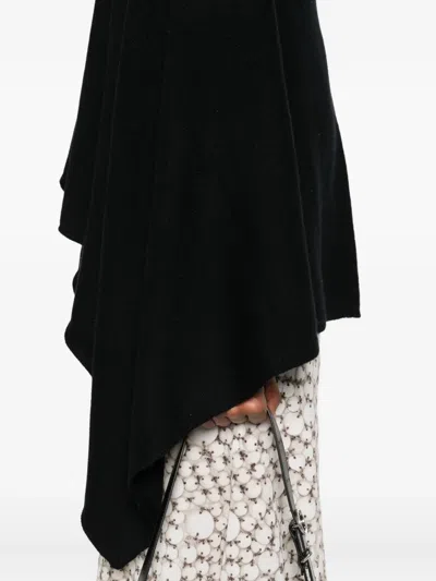 Eric Bompard Cashmere Poncho In Black