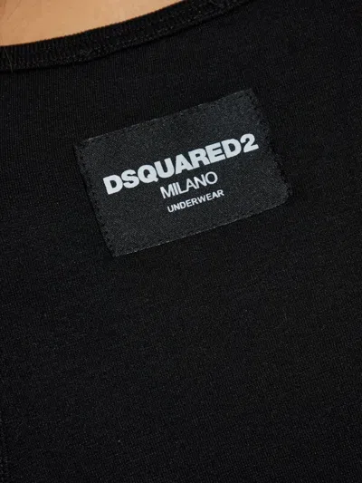 Dsquared2 Sleeveless Vest In Black