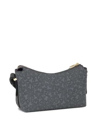 Tous Kaos Mini Lines Crossbody Bag In Gray