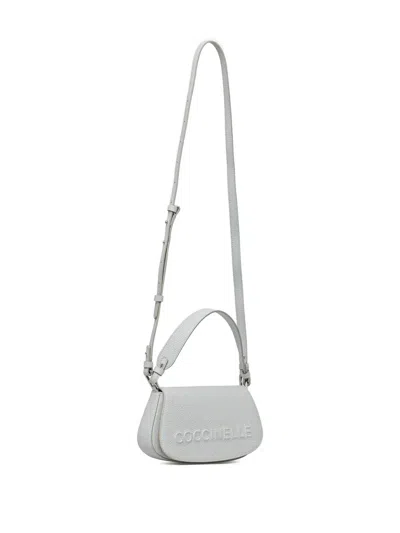 Coccinelle Myrtha Houlder Bag In Gray