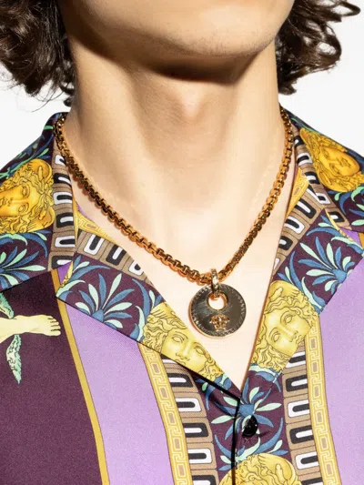 美杜莎头像项链