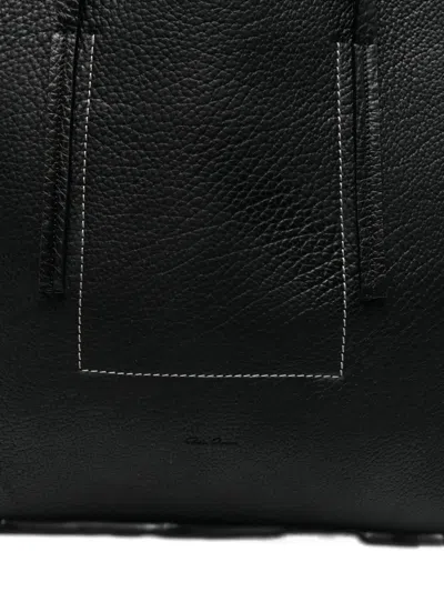 Rick Owens Double-handle Tote Bag In Black
